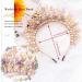 IYOU Bridal Wedding Headband Pearl Purple Headpiece Flower Goddess Halo Crown Costume Cosplay Hair Accessories for Women - Buy Online on GoSupps.com
