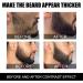 Men's Beard Pencil Filler - Waterproof Dark Brown Beard Pen and Brush - Natural Long-Lasting Coverage Mustache Kit for Styling and Thickening Facial Hair - Buy Online on GoSupps.com