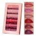 Minyun Beauty Colors waterproof matt liquid lipstick set waterproof durable lip gloss non-stick-coated cup lip gloss kiss nourishing lipstick 12 hours without