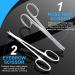 Premium Eyebrow Trimmer & Facial Hair Grooming Scissors - Curved & Rounded Kit for Eyebrow Nose Beard Moustache Eyelash & Ear Hair - International Shipping Available - Buy Online on GoSupps.com