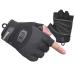 Seibertron Half Finger Padded Palm Lightweight Breathable Climbing Rope Gloves/Climbing gloves for climbers climbing rescue adventure sailing kayaking sport in -depth black adult XXL