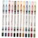 Angoily 2pcs 12 Eyeliner Pencil Glitter Eyeliner Eye Liner Pencils Cosmetic Pencils Set Clothing Make up 1 count (Pack of 1) As Shownx2pcs