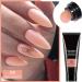Nail Extension Gel 15ml Cinnamon Poly Gel - Nude Pink Enhancement for French Manicure (#09 Light Apricot) - Perfect for Beginners - Buy Online on GoSupps.com