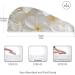 Jasmine Petals Hair Towel 2 Pack - Super Absorbent Quick Dry Turbans for Women & Girls - Buy Online on GoSupps.com