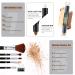 Complete Makeup Kit: 12 Color Eyeshadow Palette, 5PCS Brush Set, Eyebrow Pencil, Eyeliner & Mascara, Contour Foundation Stick, Primer, Highlighter - Includes Cosmetic Bag - Buy Online on GoSupps.com