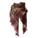Hanxiulin ladies scarf warm soft winter warm elegant print triangle triangle.