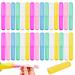 Oomcu Pack of 30 Travel Toothbrush Case Holder, 6 Color Plastic Toothbrush Case Portable Toothbrush Storage for Home and Outdoor