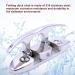 316 Stainless Steel Boat Flip Up Cleat - 4-1/2 Inch Folding Dock Cleat for Mooring Lines and Accessories - Buy Online on GoSupps.com