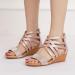 XTZYGLFD Women's Boho Sandals with V-Belt | Comfortable Open Toe Roman Shoes | Summer Footwear in Pink (6-6.5 UK) - Shop Now! - Buy Online on GoSupps.com