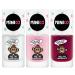 Minico Premium Kinder Nailack 3 Set Glitzer Rosa & Pink removable dermatological-tested child-friendly sustainable vegan water base peel-off remote 3 pack nail polish glitter pink & pink