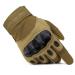 FREE SOLDIER Gloves for Men Full Finger Fingerless Gloves for Work Gardening Cycling Motocycle Hiking Riding Climbing Large Full Finger Sand