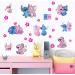 Lilo and Stitch 3D Wall Stickers - Children Cartoon Wall Decals for Nursery and Kids Playroom - 16.5X23.6 inch - Buy Online on GoSupps.com