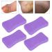 Feet Pumice Stone Set - 4 Pack Foot Care Scrubber for Callus Removal & Hard Skin - Purple Pedicure Essential - Buy Online on GoSupps.com