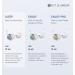 Sleep Ear Plugs - Noise Reduction 32 dB | Comfortable Ear Tips for Travel & Concerts | Galloway Blue - Buy Online on GoSupps.com