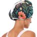 Super Absorbent Flowers Leaf Pug Hair Towel 2 Pack - Quick Dry Hair Turbans for Women & Girls - Buy Online on GoSupps.com