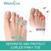 Welnove Gel Pinky Toe Separators - 8 Pack Silicone Spacers & Bunion Cushions for Men & Women | Prevent Rubbing & Relieve Pressure - Buy Online on GoSupps.com