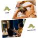 Plafope Jade Comb Set - 2 Portable Jade Hairbrushes & Gua Sha Tools for Scalp & Facial Massage | Perfect Skin Care & Relaxation - Buy Online on GoSupps.com