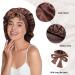 AWAYTR Long Satin Bonnet for Braids - Elastic Silk Night Cap for Women (Brown) - Buy Online on GoSupps.com