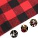 Dog Bandana EYLEER Pet Dog Bandanas Cotton Reversible Triangle Red Plaid Autumn Fall Christmas Thanksgiving Halloween Scarf Bibs Dog Accessories for Small Medium Large XL Dog Puppy(L Size) (Red/Black) - Buy Online on GoSupps.com