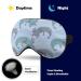 Mexican Axolotls Sea Sleep Mask - Adjustable Blindfold for Sleeping & Travel - Buy Online on GoSupps.com