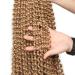 Xtrend 6 Packs 18 Inch Passion Twist Hair - Bohemian Water Wave Braiding Extensions | Itch-Free Synthetic Fiber | Hot Water Setting - Brown Curly Crochet Hair - Buy Online on GoSupps.com