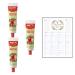 Tomato Puree Bundle which Contains Mutti Double Concentrate Tomato Puree 130g - Pack of 3 with Grocery List Card