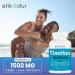 Tinnitus Relief Supplement - 1500 MG Herbal Formula for Ear Ringing | Reduce Tinnitus Symptoms - 60 Capsules (2-Pack) | International Shipping Available - Buy Online on GoSupps.com