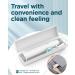 Electric Toothbrush Sonic Toothbrushes with 6 Brush Heads Sonic Electric Toothbrushes Fast Charge 3 Hours Last 60 Days Rechargeable Electric Toothbrush for Adults and Kids White 1 count (Pack of 1) - Buy Online on GoSupps.com