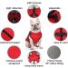 Luowan Waterproof Dog Coat for French Bulldogs | Warm Vest & Jacket for Small Dogs | Available in Various Sizes - Red L - Buy Online on GoSupps.com