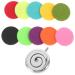 Healeved Diffuser Necklace Charms Metal Aromas Diffuser Necklace Pendant Hollow Oil Diffuser Jewelry for Women