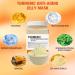 Poztl Jelly Mask Powder - Turmeric Anti-Fold Acne Gel Face Mask | Professional DIY Hydro-Facial Mask for Fine Lines & Uneven Skin Tone - 23 fl oz - Buy Online on GoSupps.com