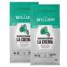 LA CREMA Whole Bean Organic Coffee | Medium Roast | Specialty Grade Espresso Machines Grinder | Sustainably Roasted in Canada | Caf William | Caf Biologique en grains - 650 g (pack of 2) LA CREMA 650 g (Pack of 2)