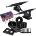 Cal 7 180mm Trucks with Black Wheels, Bearings & Hardware - Solid Black - Buy Online on GoSupps.com