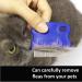 2 Pack Pet Dog Cat Flea Comb Tear Eye Stain Remover Combs Hair Brush Effectively Clean and Removes Tangles Dirt Fleas Lice Ticks for Pets with Short Long Hair - Buy Online on GoSupps.com
