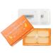 Swedish Body Care Shea Butter Soap Honey and Cloudberry 4 CT with Disposable Body Shower Sponge 2CT