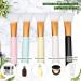 Buy 5-Piece Silicone Mask Brush Set with Hair Bands & Bowl | DIY Face Mask & Beauty Tools - Buy Online on GoSupps.com