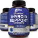 Thyroid Support Complex with Iodine & BioPerine - 120 Capsules for Energy & Focus - Brain Function & Metabolism Booster for Men & Women - B12 & Ashwagandha Supplement - Buy Online on GoSupps.com