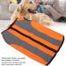 Qcwwy XL Fluorescent Orange Reflective Vest for Dogs - Safety Jacket & Pet Clothing | Bright Warning Safety Gear - Buy Online on GoSupps.com