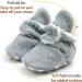 EDOTON Unisex Newborn Winter Boots | Warm Non-Slip Sole Bootie Socks 0-6 Months Gray - Buy Online on GoSupps.com