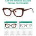 Eyekepper 5-Pack Cat Eye Reading Glasses for Women - Cute +1.00 Magnification - Stylish Mixed Colors - Buy Online on GoSupps.com