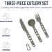 Sea to Summit Alpha Camping Cutlery Set - Knife, Fork, and Spoon - Buy Online on GoSupps.com