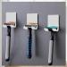 Elegance-Go Razor Holder & Multi-Purpose Hooks - Self-Adhesive No Drilling Stainless Steel Shower Organizer for Bathroom Kitchen & Office - 4 Piece Set - Buy Online on GoSupps.com