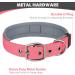 Joytale Softly Padded Neoprene Dog Collar for Small Dogs - Reflective Nylon Pink - 1 Pack - Buy Online on GoSupps.com