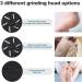 Electric Foot File Feet Hard Skin Remover infolody Rechargeable Foot Scraper Pedicure Set with 2 Speed 3 Grinding Head Waterproof Dead Skin Callus Remover Mother's Day Gift - Buy Online on GoSupps.com