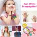2000+ Rubber Band Bracelet Kit | Loom Bracelet Making Set for Kids | Refill Loom Set with Rubber Bands | Bracelet Making Kit - Buy Online on GoSupps.com