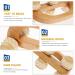 Lalafina Wooden Handheld Body Massager | Portable Muscle Roller for Neck Shoulders Arms & Legs | Relieve Sore Muscles | International Shipping Available - Buy Online on GoSupps.com