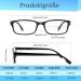 Cojwis Reading Glasses 2 Pack - Blue Light Blocking Feather Hinge Anti-Dizzy Unisex - 1.50 Magnification - Stylish & Comfortable - Buy Online on GoSupps.com