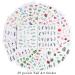 CHANGAR Nail Art Stickers Water Transfer Nail Decals Flower Leaf Plants Fruits Summer Series Design Manicure Tips 29 Sheets Nail Tips Charms Applique DIY Toenails Nail Art Decorations Accessories - Buy Online on GoSupps.com