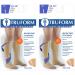 Truform 20-30 mmHg Compression Stockings for Men & Women - Knee High Open Toe Beige 2X-Large 2 Count - Best for Circulation Support & Comfort - Buy Online on GoSupps.com