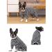 Buy Ruiqas Dog Surgery Suit for Male & Female Dogs - Breathable Prevents Licking XXL Dark Gray Stripes - Ideal Recovery Wear for Pets - Buy Online on GoSupps.com